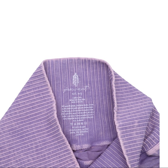 Purple Wash Free People Good Karma Running Shorts - Picture 3 of 7